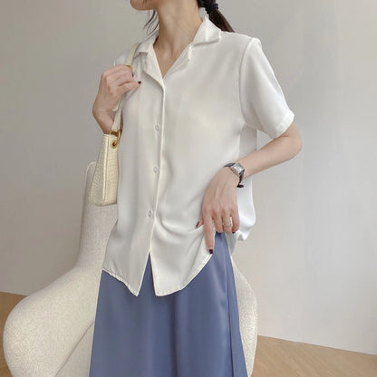 Chiffon Breeze Short Sleeve Blouse